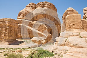 Djinn blocks at Bab Al Siq