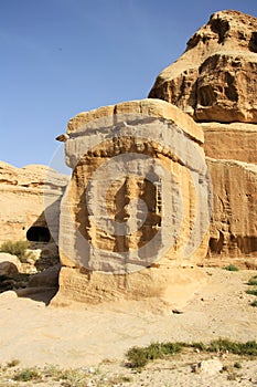 Djinn Blocks in Petra, Jordan photo