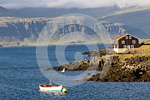 Djupivogur - Icelandic fishing town. photo