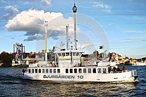 DjurgÃÂ¥rden boat in Stockholm