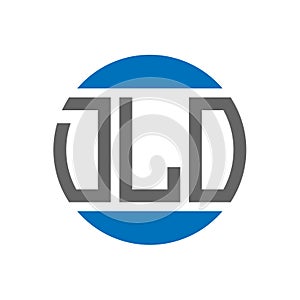 DLO letter logo design on white background. DLO creative initials circle logo concept.