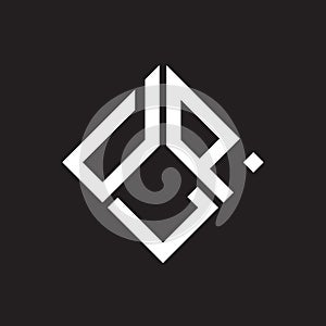 DLP letter logo design on black background. DLP creative initials letter logo concept. DLP letter design photo