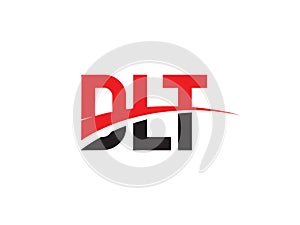 DLT Letter Initial Logo Design Vector Illustration