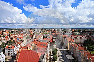 Dlugi Targ in Gdansk, Poland
