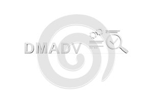 DMADV concept white background 3d