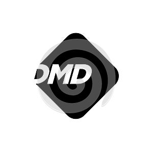 DMD brand mongram. DMD letters icon