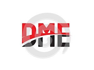 DME Letter Initial Logo Design Vector Illustration