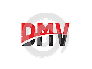 DMV Letter Initial Logo Design Vector Illustration