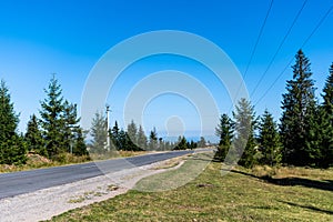 DN1R road, romania.