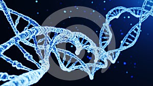 DNA Abstract Futuristic Background