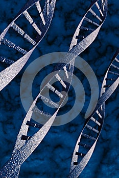 DNA abstract helix model