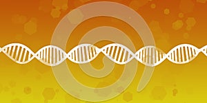 DNA Deoxyribonucleic acid abstract Structure header
