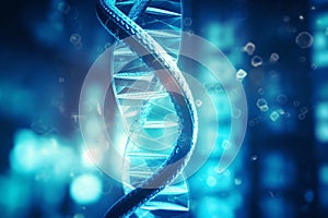 DNA in the Distant Future: A Closeup Look at the Blue Helix