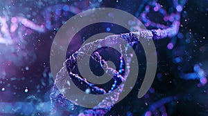 The DNA Double Helix.AI generated image