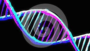 DNA double helix. helix human DNA structure.  Biology concept. 3d illustration