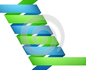 DNA Double Helix Infographic Medical Design