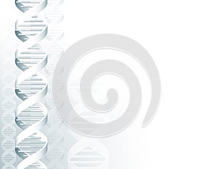 DNA Double Helix Molecule Background