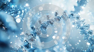 Dna helix structure representing science and research in biotechnology