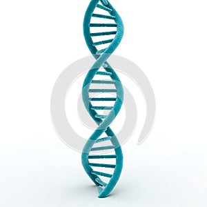Dna double helix structure blue genetic code