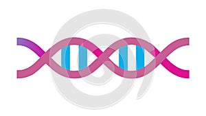 DNA Double Helix Structure, vector design Generative AI