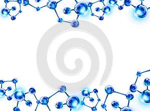 DNA Helix Molecular Background