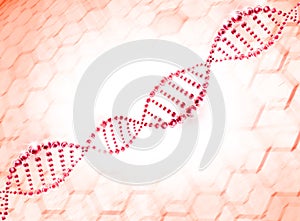 DNA Helix Molecular Background