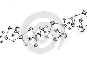 DNA Helix Molecular Background