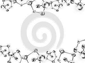 DNA Helix Molecular Background