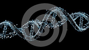dna structure illustration with bright background