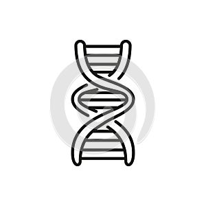 DNA icon - editable stroke