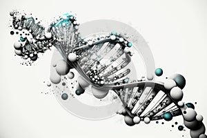 dna illustration, Double Helix, Pencil Sketch, Science, Biology, Genes, Genetics, Background Wallpaper