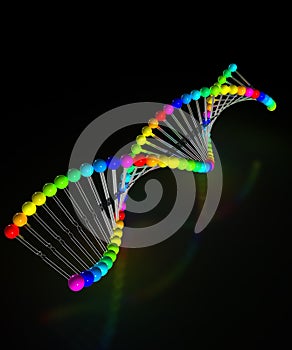 DNA is made of multicolored beads â„–1