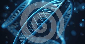 DNA. Medical science, genetic biotechnology, chemistry biology. Innovation technology concept and nanotechnology background.