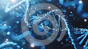 The DNA Molecular Structure.AI generated image