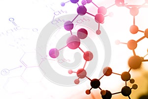 DNA, Molecule, Chemistry in laboratory lab test