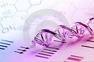 DNA, Molecule, Chemistry in laboratory lab test