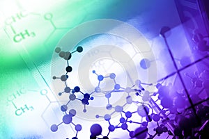 DNA, Molecule, Chemistry in laboratory lab test