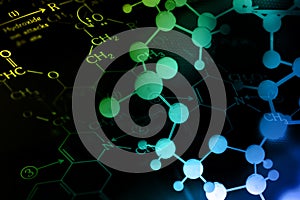 DNA, Molecule, Chemistry in laboratory lab test