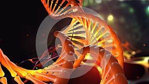 DNA molecule, human genome, scientific research, gene code