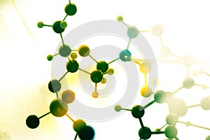 DNA, molecule in laboratory lab test