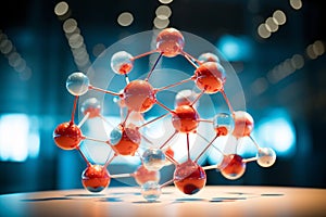 DNA Molecule Model: 3D Illustration for DNA Structure, Research, and Communication