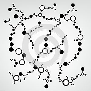 DNA molecule structure background