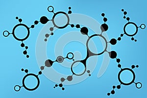 DNA molecule structure background