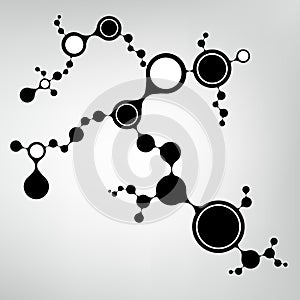 DNA molecule structure background