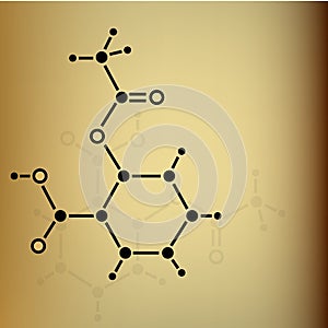 DNA molecule structure background