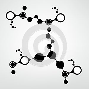 DNA molecule structure background