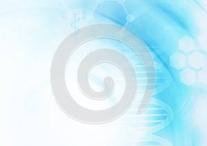 DNA molecule structure background