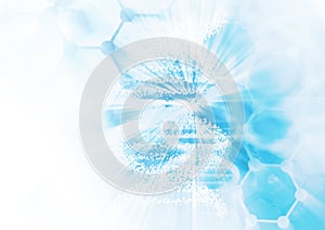 DNA molecule structure background