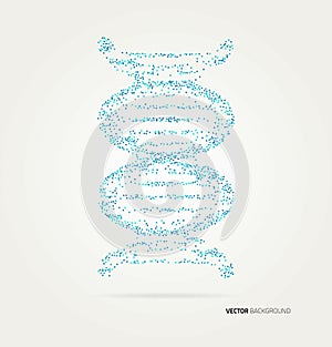 DNA molecule structure background