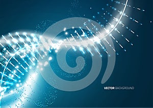 DNA molecule structure background.